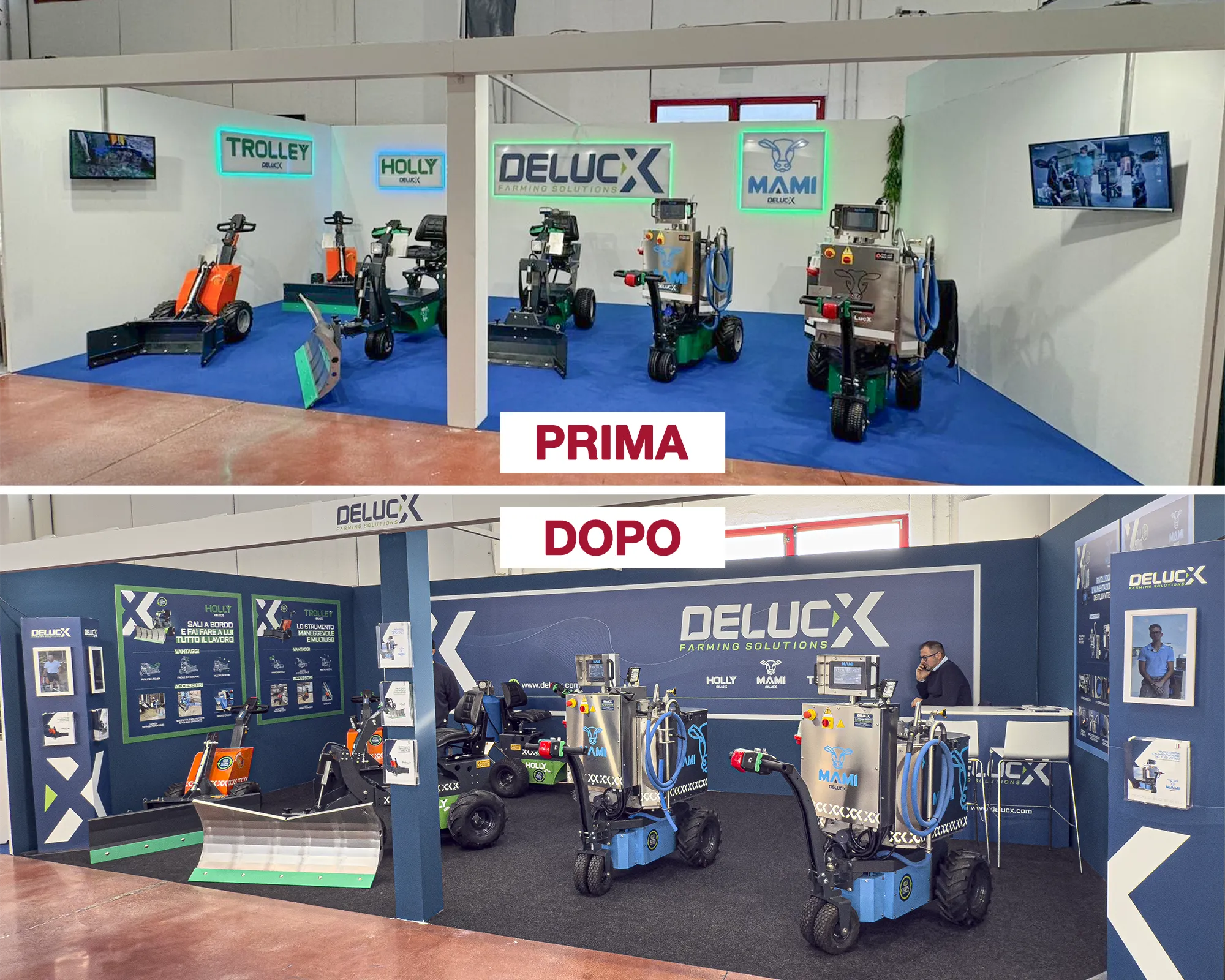 delucx_studio_restyling_stand_fiera_montichiari_prima_dopo